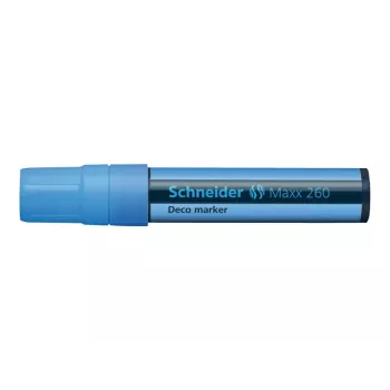 Set de 5 markere cu cretă lichidă Schneider Maxx 260 albastre 126010