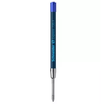 Reîncărcare pix cu bilă SCHNEIDER Express 735, F, albastru, Plug & Play, pachet de 10 (7353)