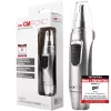 Trimmer pentru păr din nas și urechi Clatronic NE 3595, cu lumină de precizie, cap de tăiere detașabil din oțel inoxidabil (263687)