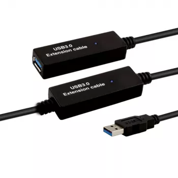 Cablu prelungitor activ E+P USB 3.0 10m negru CC380/10 874110