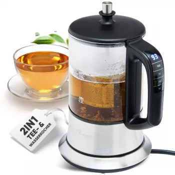 ProfiCook 501165 Tea Maker 0.5 L 1100 W Black - Stainless Steel
