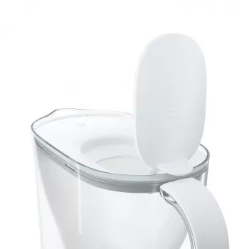 Cană filtrantă de apă Brita Style, 2,4 L, albă, cu filtru MAXTRA+ inclus
