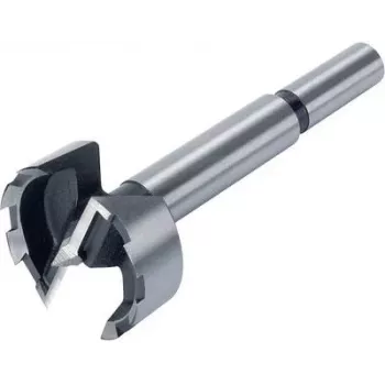 Set de burghie Forstner Wolfcraft 1002000, 5 piese, 15–35 mm, oțel carbon, tăiș dințat, în valiză din plastic