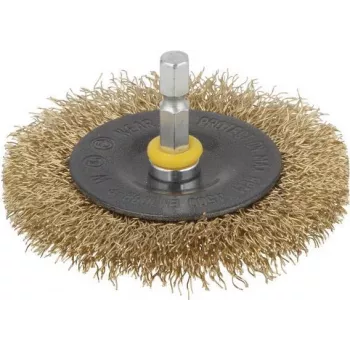 Perie disc Wolfcraft cu coadă de 1/4 inch (6,3 mm) 2110000