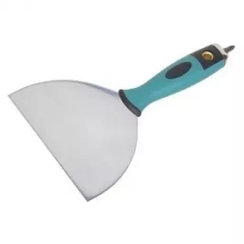 Wolfcraft 4047000 Joint Spatula 255 mm x 150 mm Stainless Steel Flexible Blade with Ergonomic Handle
