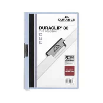 DURABLE Duraclip 2200-06 A4 Clamp Folder Polypropylene Blue