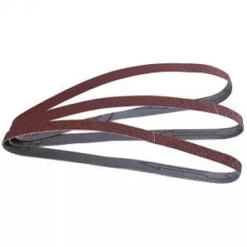 Wolfcraft 1725000 Sanding Belt Grit 80, 457 mm x 13 mm, 3 Pieces