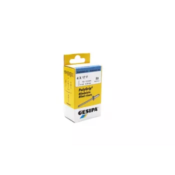 Nituire oarbă GESIPA PolyGrip® oțel inoxidabil 4,0 x 17,0 mm, 50 bucăți 1464826