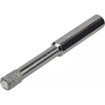 Burghiu diamantat Wolfcraft 5992000 6 mm cu coadă hexagonală pentru faianță, ceramică, porțelan, sticlă