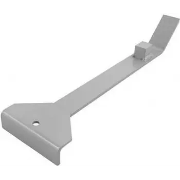 Wolfcraft Pull Bar 6928000 - Laminate & Parquet Flooring Installation Tool, 350 mm, Steel with Felt Underside