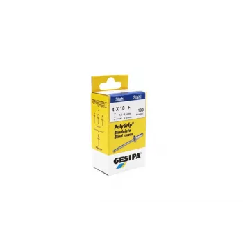 Nituire oarbă GESIPA PolyGrip® 4,0 x 10,0 mm oțel/oțel, 100 bucăți 1464884