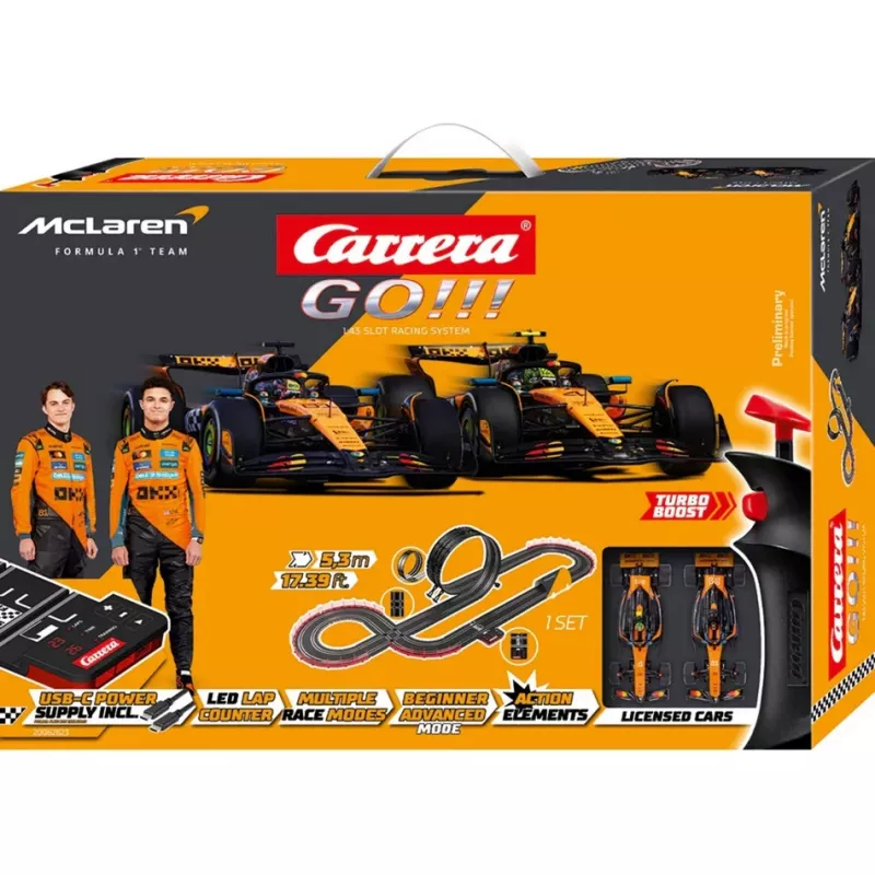 Set Carrera GO!!! McLaren Racing (20062623)