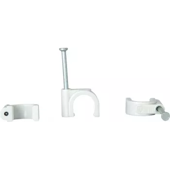 Clemă de cablu cu cui Heinrich Kopp, Ø fascicul 7-11 mm, gri, 50 buc., 342704080