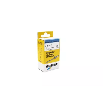 Nituire oarbă GESIPA PolyGrip® din oțel inoxidabil A2, 4,0 x 10,0 mm, 75 buc., 1464827