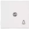 HEINRICH KOPP Seria Paris Întrerupător, 2 butoane basculante, montaj în tencuială, 250 V, 10 A, alb termoplast 490442007