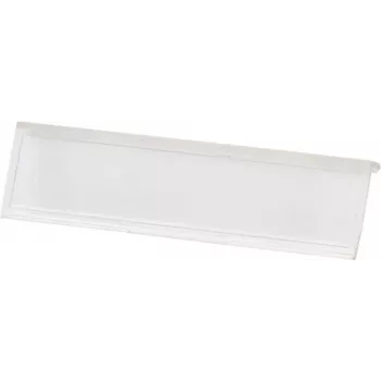 HEINRICH KOPP 491510008 Câmp de etichetare pentru rame de acoperire, alb polar, 1 modul, suprafață de etichetare 50 x 10 mm, cu clipsare