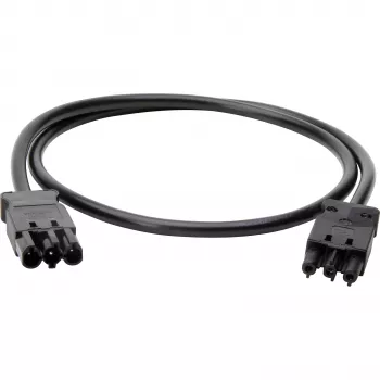Cablu de legătură Heinrich Kopp compatibil cu sistemul de fișe GST, ambele capete, 1 m, negru (226501040)