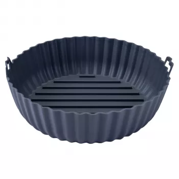 Căptușeală din silicon pentru friteuză cu aer cald Fackelmann 22,5 cm gri 45103