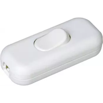 Întrerupător de cablu HEINRICH KOPP cu protecție la tracțiune, alb, 1 pol On/Off, 2 A, 250 V 191317000
