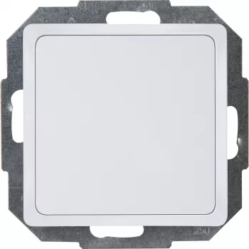 Capac orb Kopp HK05 cu cleme de fixare, alb arctic, 1 modul 334302005