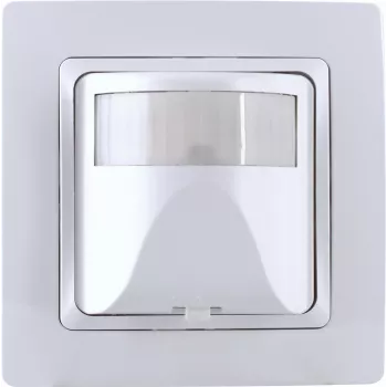 Detector de mișcare cu infraroșu cu fir HEINRICH KOPP 808402013, alb, IP20, 230 V AC, 4-240 s, montaj îngropat