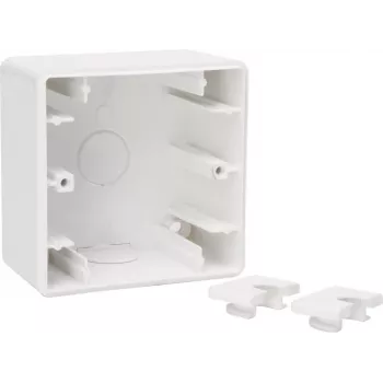 Kopp HK02 Surface-Mounted Housing 1-Gang Arctic White 375102008
