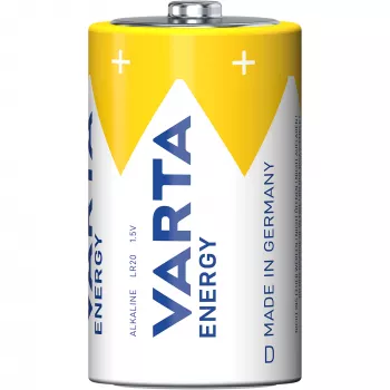 Varta Longlife Power Alkaline D Battery LR20 1.5V Blister Pack of 2 04120229422