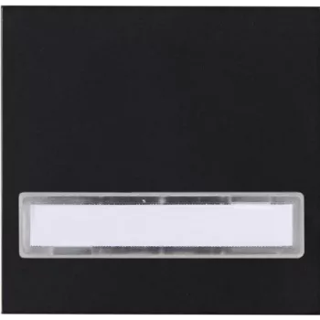 Capac întrerupător basculant Kopp HK07 cu câmp de etichetare, negru mat (IP20) 492050002