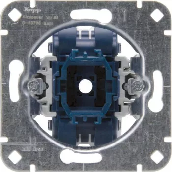 Kopp Universal Switch Insert, 1-Pole, 10 A, 250 V, Flush-Mounted, For Rocker Covers 507600000