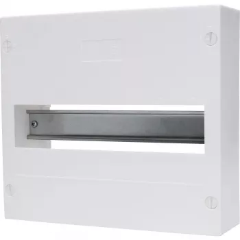 Tablou de distribuție pentru montaj aparent HEINRICH KOPP 344610006, 14 module, 1 rând, alb