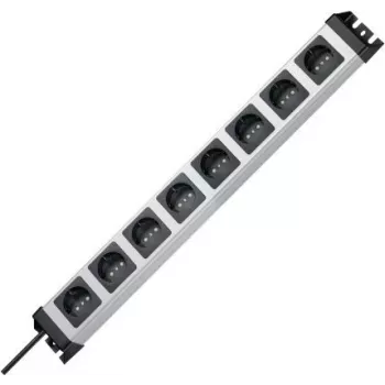 Prelungitor cu prize Kopp POWERversal cu 8 locuri, cablu 1,4 m, alb 226920014