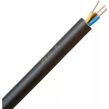 Cablu subteran HEINRICH KOPP NYY-J 3G1,5 mm², 25 m, negru, 153325009