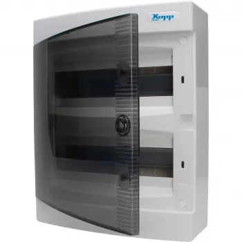 Casetă de derivație HEINRICH KOPP 350912048, IP54, 7 intrări de cablu, gri