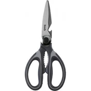 Foarfecă de uz casnic kwb 020721, lame din oțel inoxidabil, 210 mm, neagră