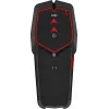 Detector multimaterial KWB SAFETY-FIXX 11620, lemn, metal feroas, cablu AC sub tensiune, adâncime 38 mm, negru/roșu