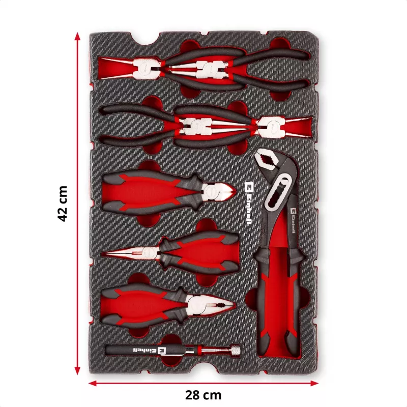 Set de 9 clești Einhell Tool Pad pentru E-Case S-F (370522)