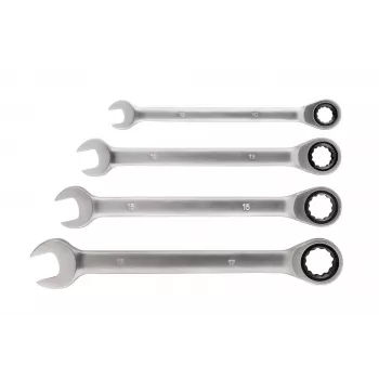 KWB 460490 Set de 4 chei cu clichet duble 10-17 mm