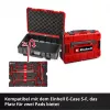 Set de 9 inserții pentru valiză Einhell 370526 pentru E-Case, roșu/negru