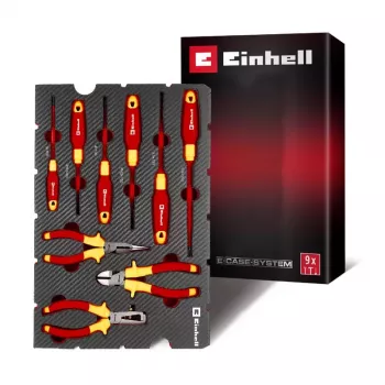 Einhell 370524 Inserție pentru valiză, organizator din spumă cu 9 piese pentru E-Case
