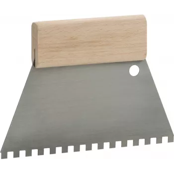 Gletieră cu dinți kwb 032818 B11 oțel inoxidabil 280 mm mâner din lemn