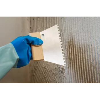 Gletieră cu dinți kwb 032818 B11 oțel inoxidabil 280 mm mâner din lemn