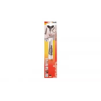 kwb 512604 Set de freze pentru lemn, 6 piese, coadă 6 mm, cu plăcuțe din carbură, în cutie din lemn