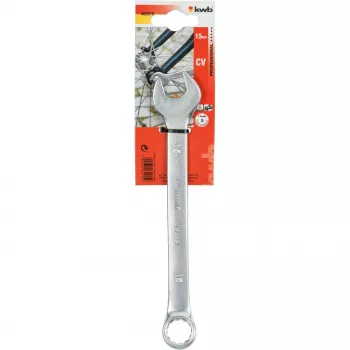 Cheie combinată kwb 460215 15 mm, oțel crom-vanadiu
