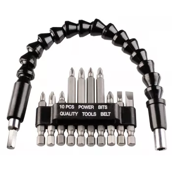 Set de 11 biți kwb 113990 cu suport magnetic cu schimbare rapidă, oțel S2, 25 mm, PH/PZ/TX/SL