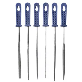 Set de pile de precizie kwb 926000, 6 piese (160 mm, oțel cu carbon, mânere ergonomice)
