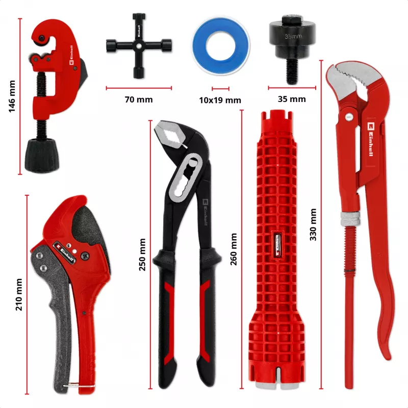 Set de inserții Einhell 370527, 8 piese (370527)
