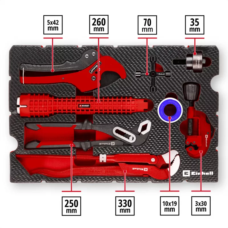Set de inserții Einhell 370527, 8 piese (370527)
