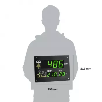 Monitor CO2 TFA Dostmann AIRCO2NTROL OBSERVER - negru 31.5002
