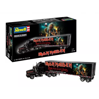 Kit de model din plastic Revell 07740 Tour Truck „Iron Maiden”, 1:32, nivel 3, 102 piese