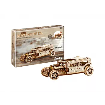 Kit de model din lemn Revell Holz Tiny Adventures - Hot Rod 00612